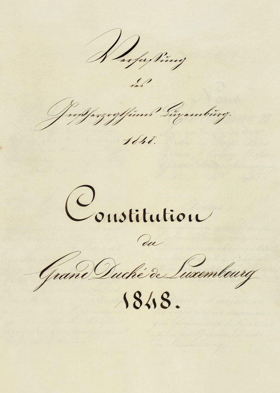 Constitution of Luxembourg