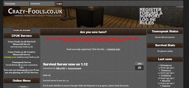 2-player minecraft servers