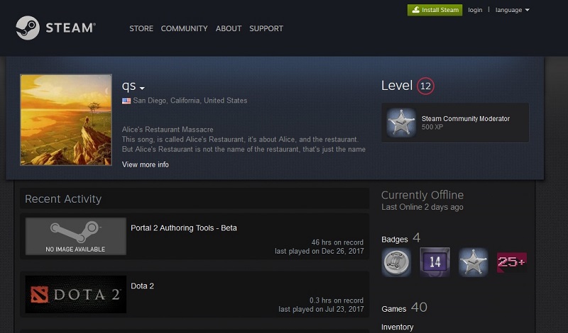 OG Steam Account - 3000 games, 500 badges, 19 years of age (Super valuable)  - EpicNPC