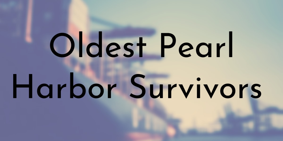 Oldest Pearl Harbor Survivors