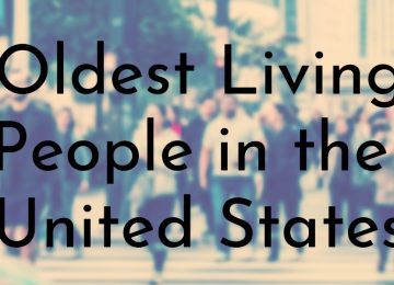 Oldest Living People in the United States