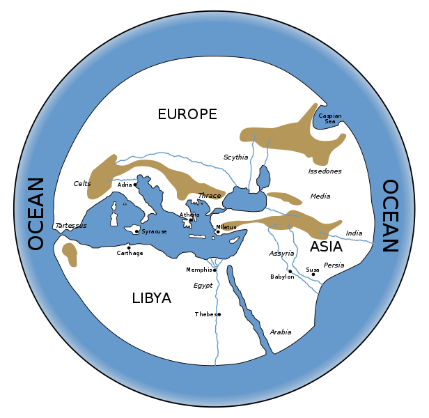 Hecataceus' Map