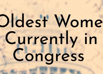 Oldest Women Currently in Congress