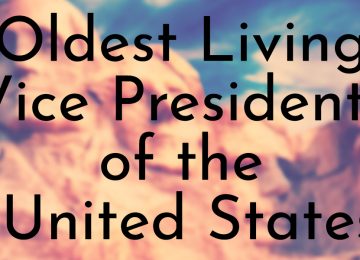 Oldest Living Vice Presidents of the United States