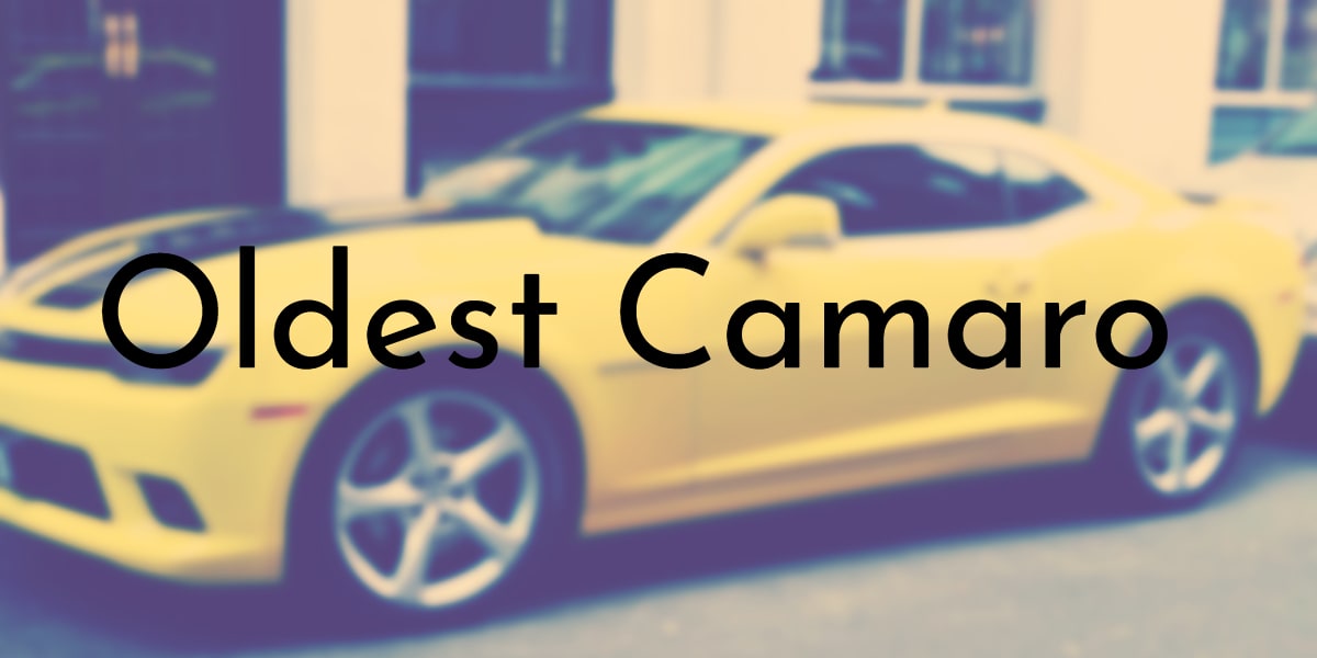 Oldest Camaro