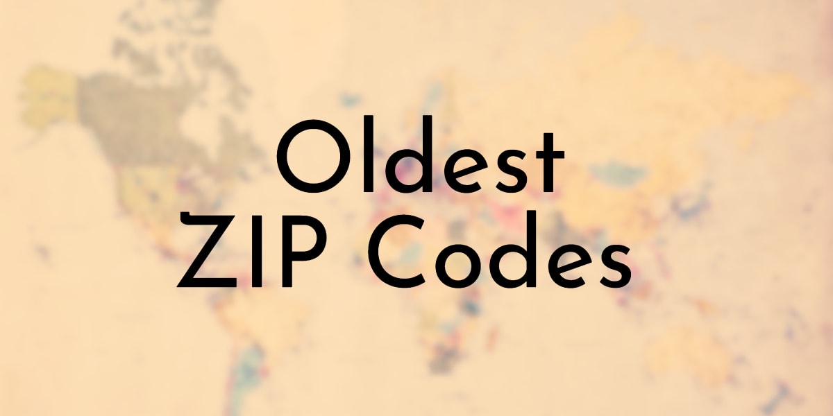 Oldest ZIP Codes