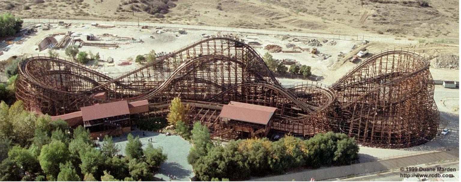14 Oldest Roller Coasters at Six Flags