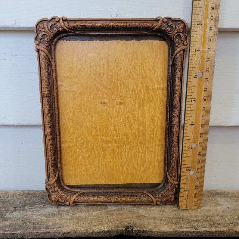 from the 70’s/80’s Details about   vintage mid century retro wood picture frame 11”X13” 