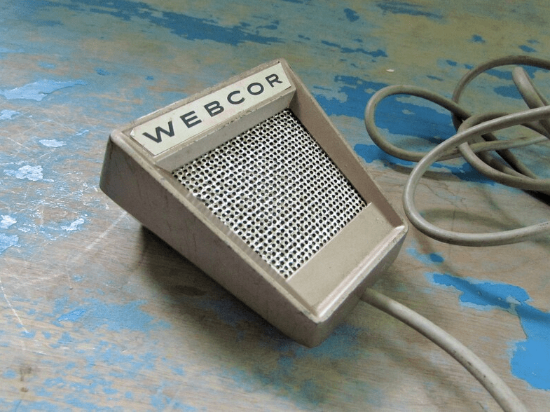 Webcor Vintage Handheld Microphone