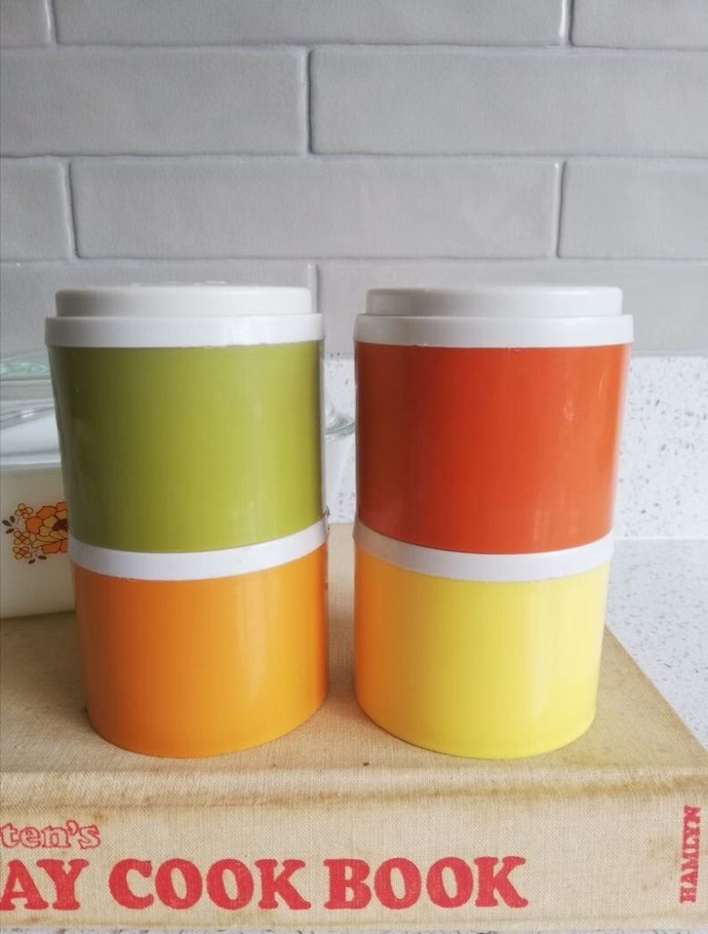 Tupperware 1970s Spice Stackers