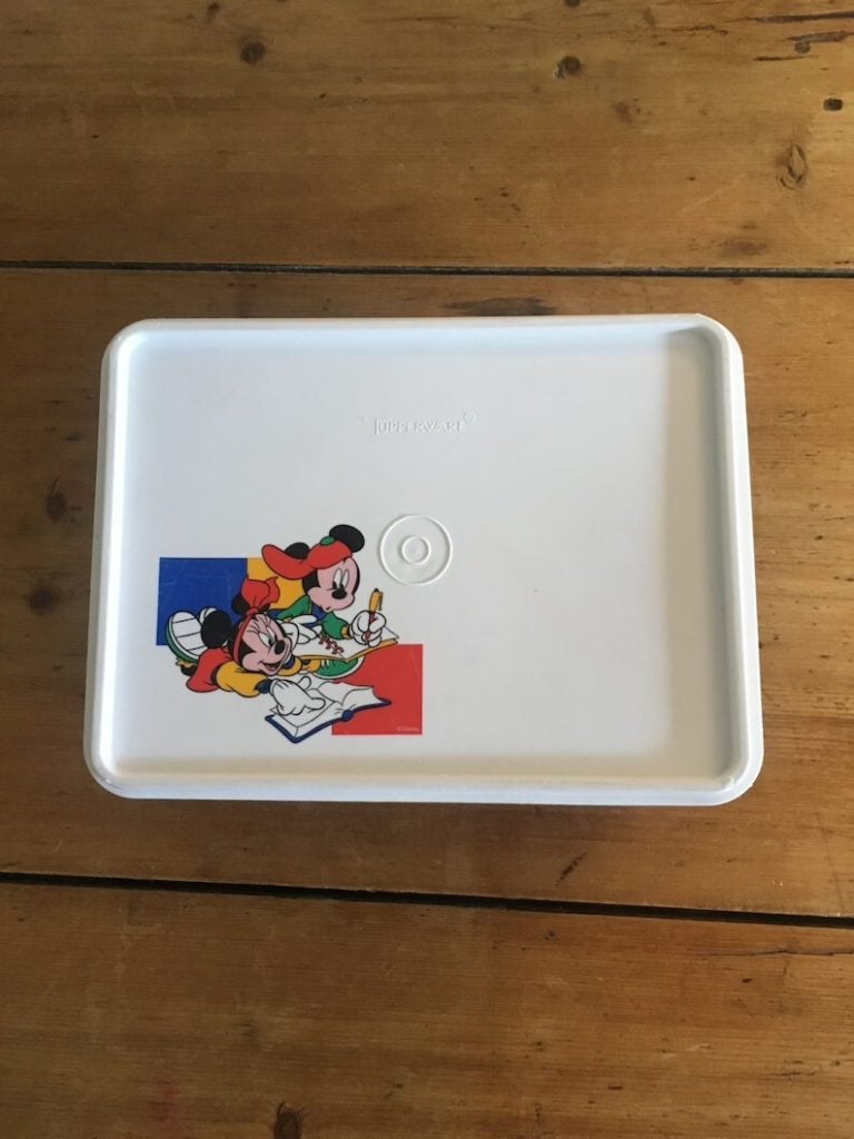 Tupperware Disney Mickey Mouse Tuppercraft Storage Box