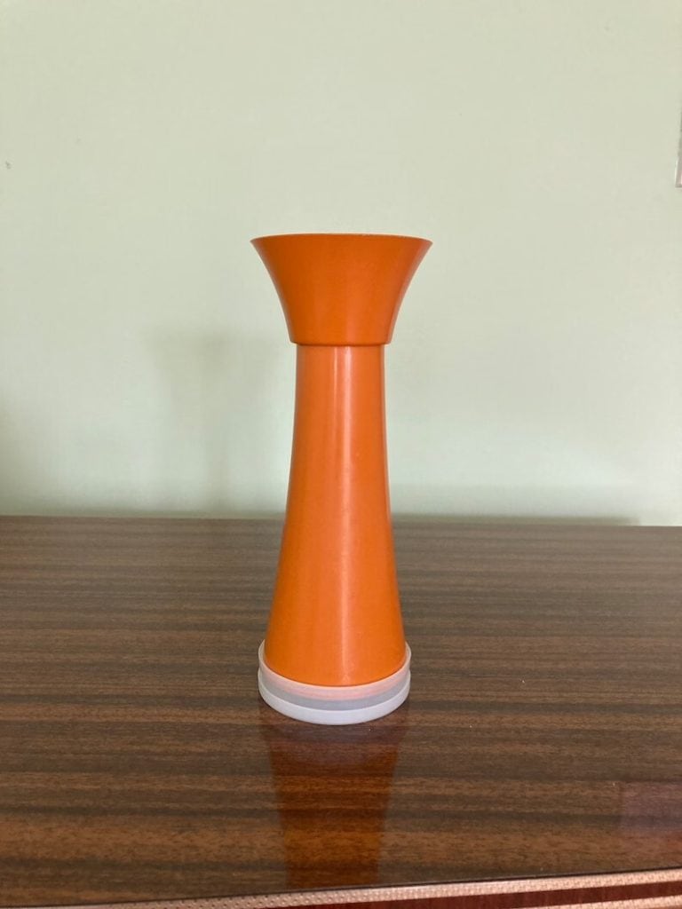 Vintage Orange Tupperware Herb Grinder