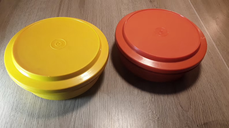 Vintage Tupperware Containers Set of 2