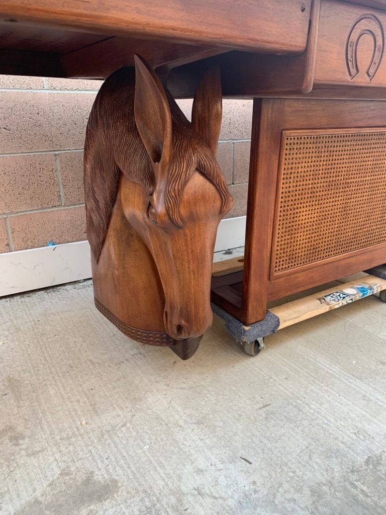 Carved Wood Horses