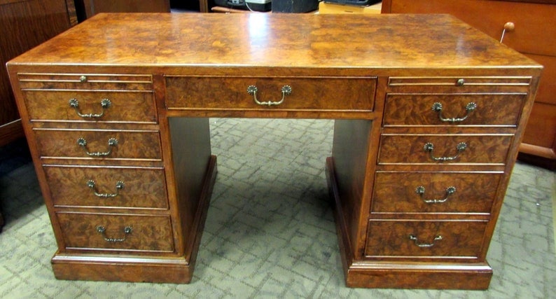 Burlwood Desk