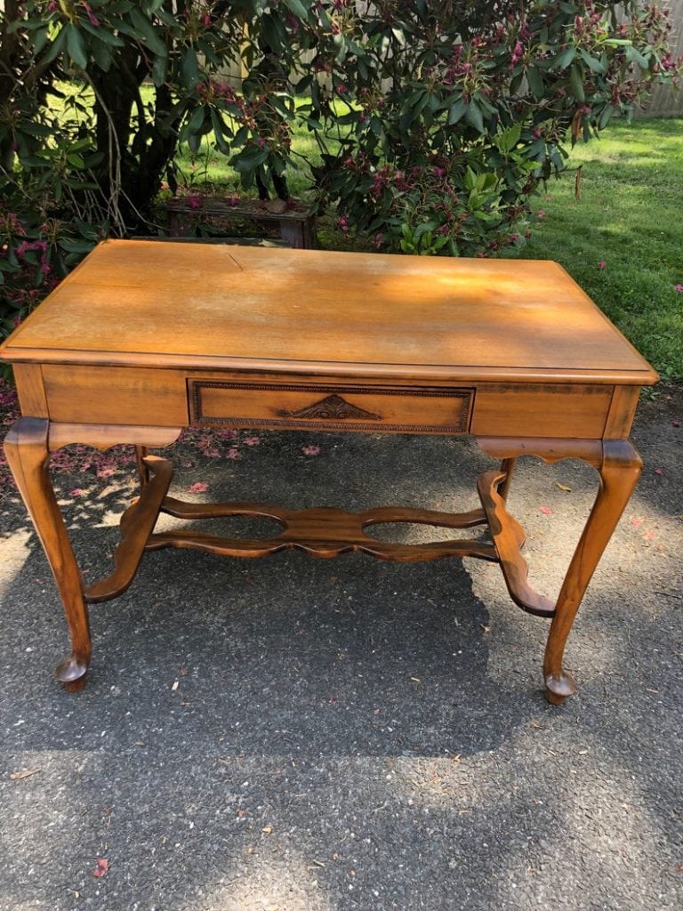 Tree trunk' writing desk, France 1960's