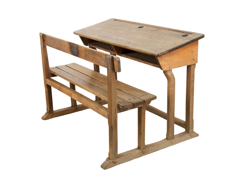 Country Oak School Desk