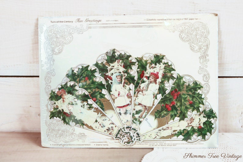 Victorian Fan Card Reproduction