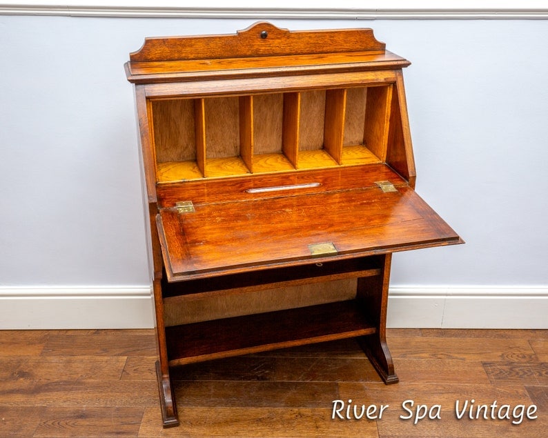 60 Vintage Antique Desks For, Antique Oak Secretary Desk Value
