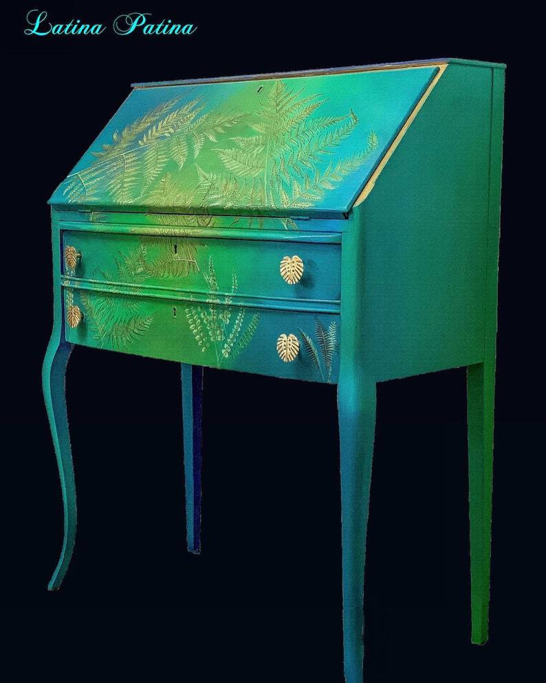 Hand-Painted Secretary