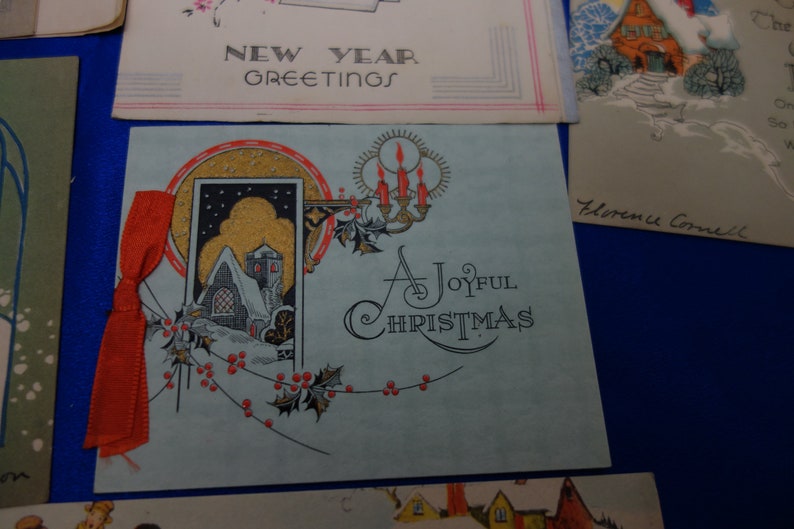 Lot of 1920s Holiday Cards