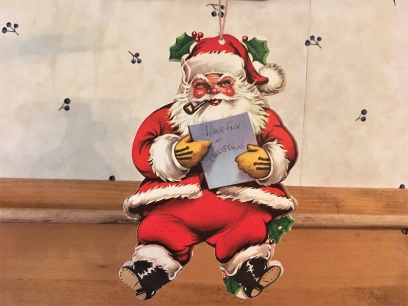 Die-cut Santa Card-Hanger