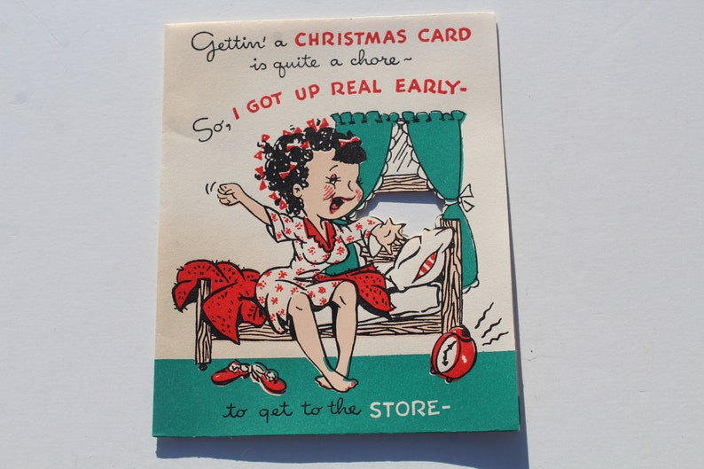 Christmas Card Chore Humor