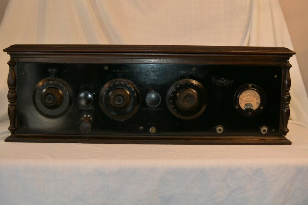 Antique 1920's DuoDyne 900 5-Tube Two-Stage Radio #471