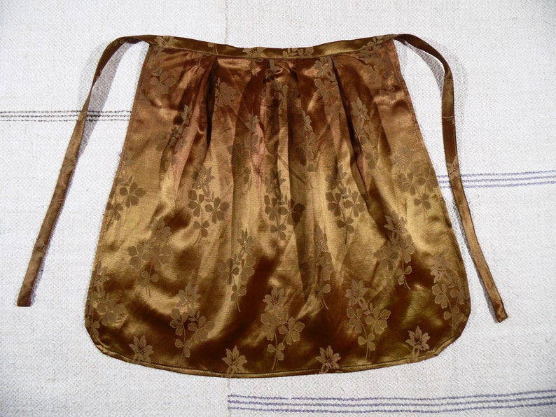 Antique Silk Apron Ukrainian Apron