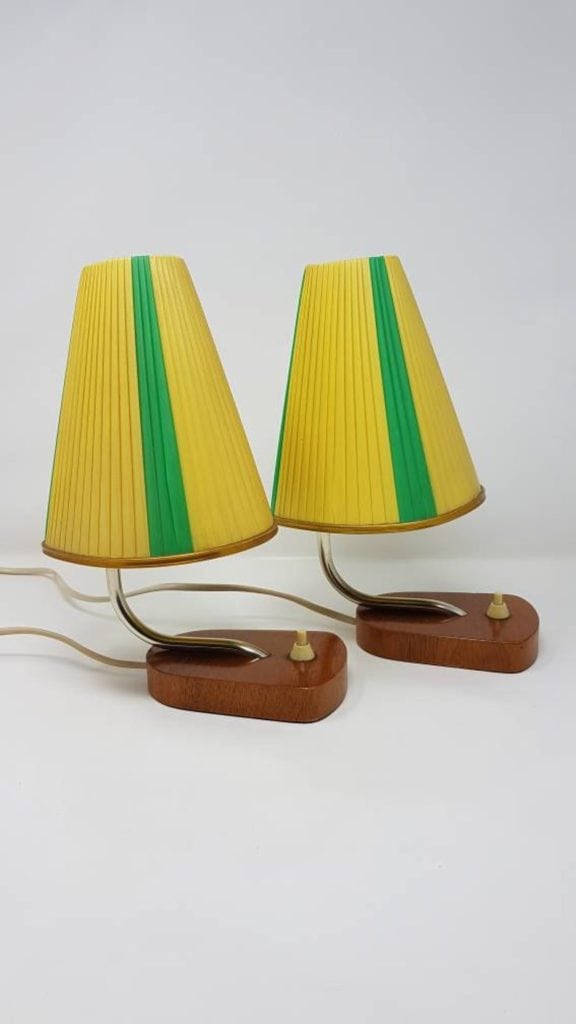 Mid Century Bedside Lamps - 1950s Desk Lamps