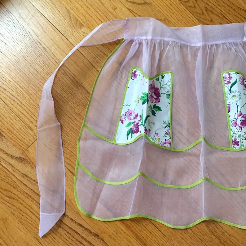 Vintage 1960s Hostess Apron