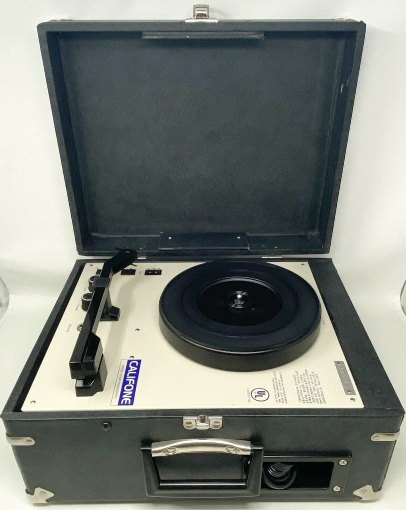 Vintage 1970's Califone 1010AV Basic Classroom Record Player