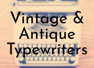 Vintage & Antique Typewriters