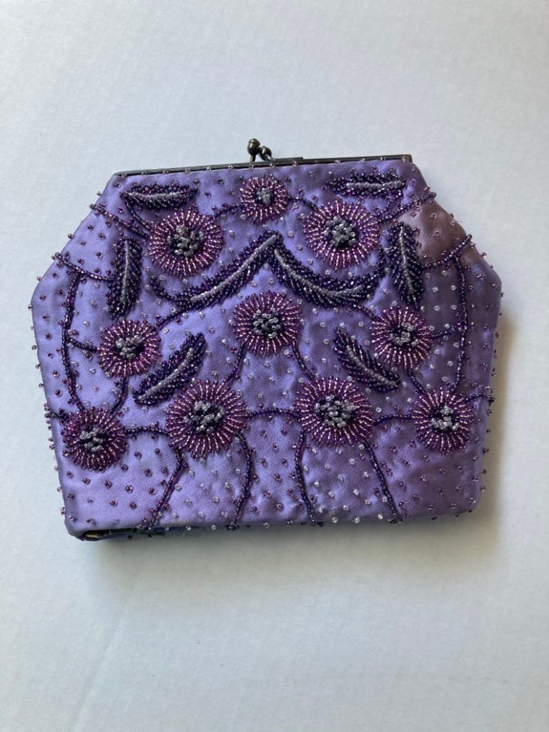 Purple French Beaded