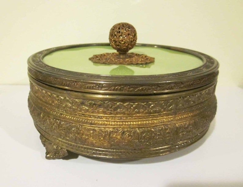 antique travel jewellery box