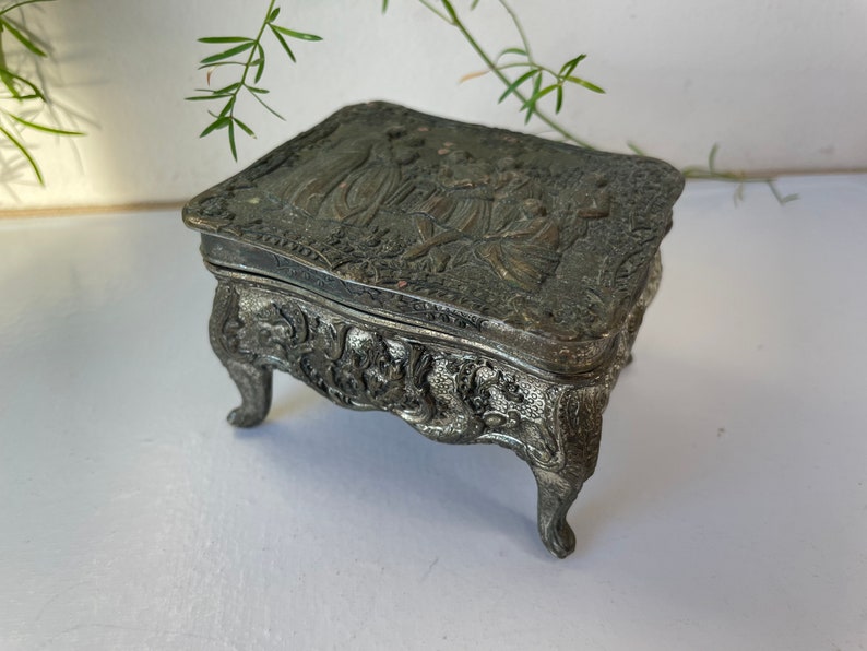 antique travel jewellery box