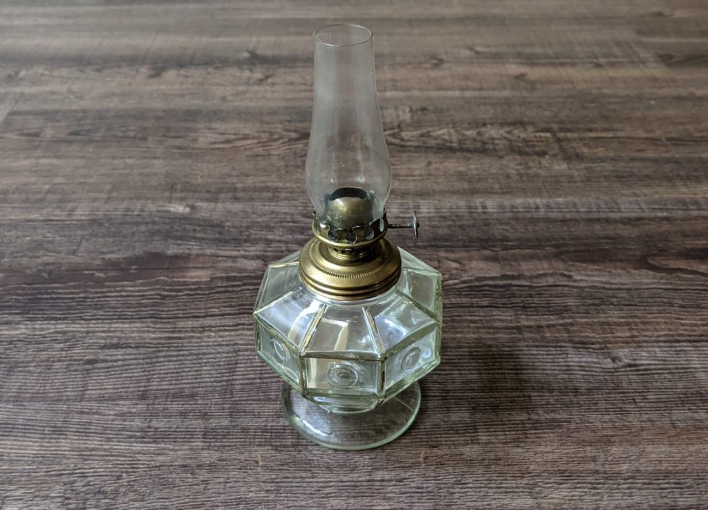 Large Glass Kerosene Oil Lamp Lantern Vintage Oil Lamps for Indoor Use  Decor