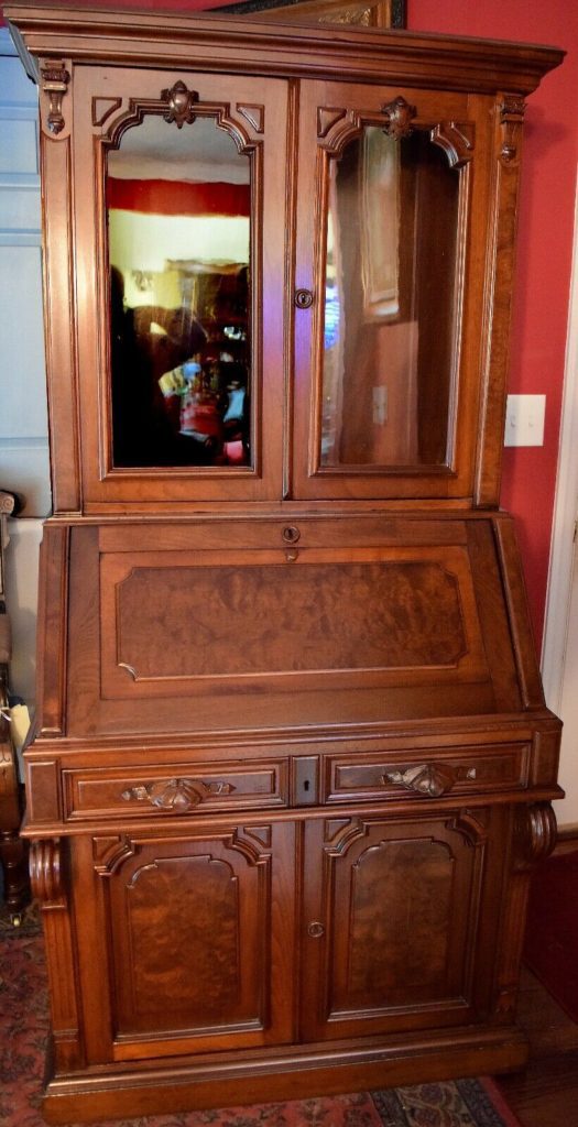 Antique Victorian/Renaissance Revival Secretary desk/bookcase