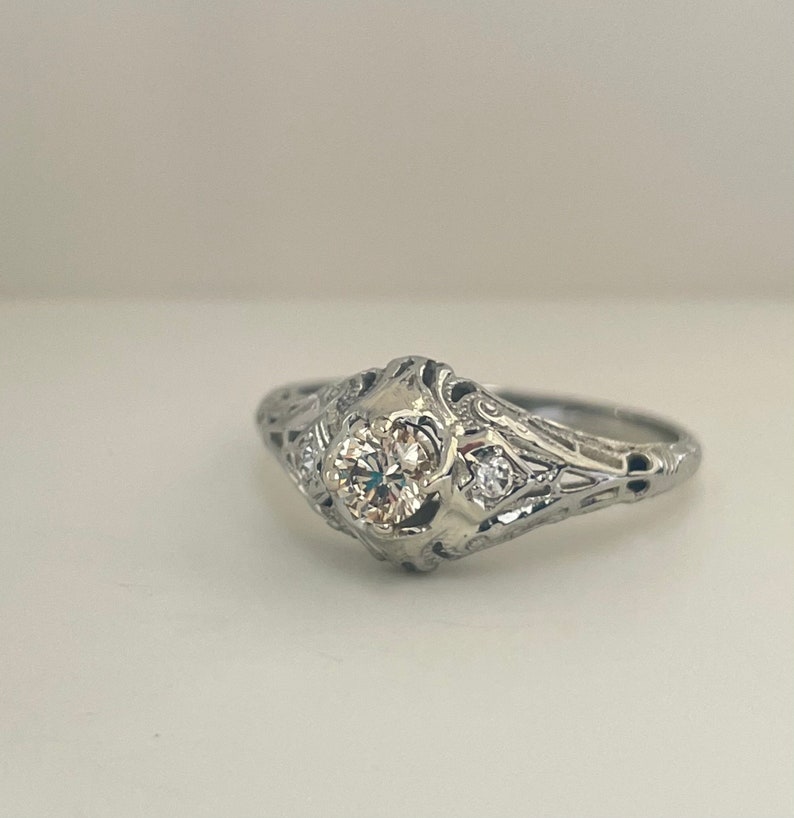 Art Deco Engagement Ring