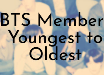 BTS Members Youngest to Oldest