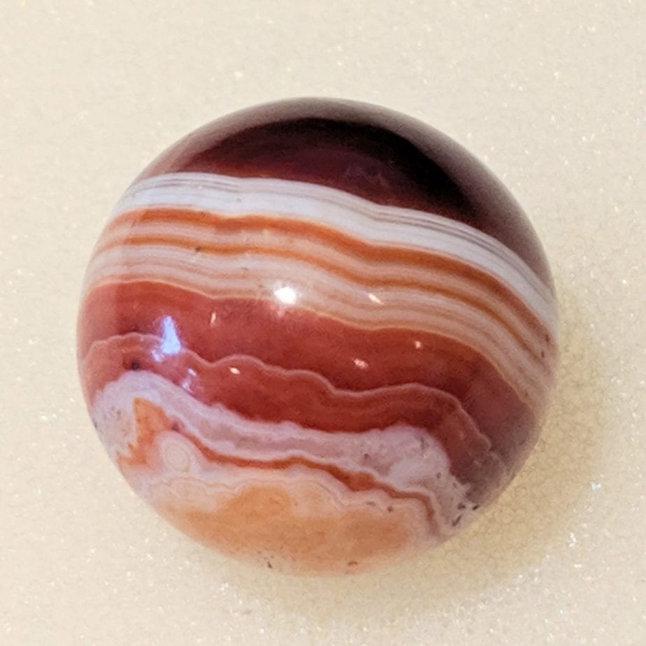 Beautiful Banded Bullseye Carnelian Agate