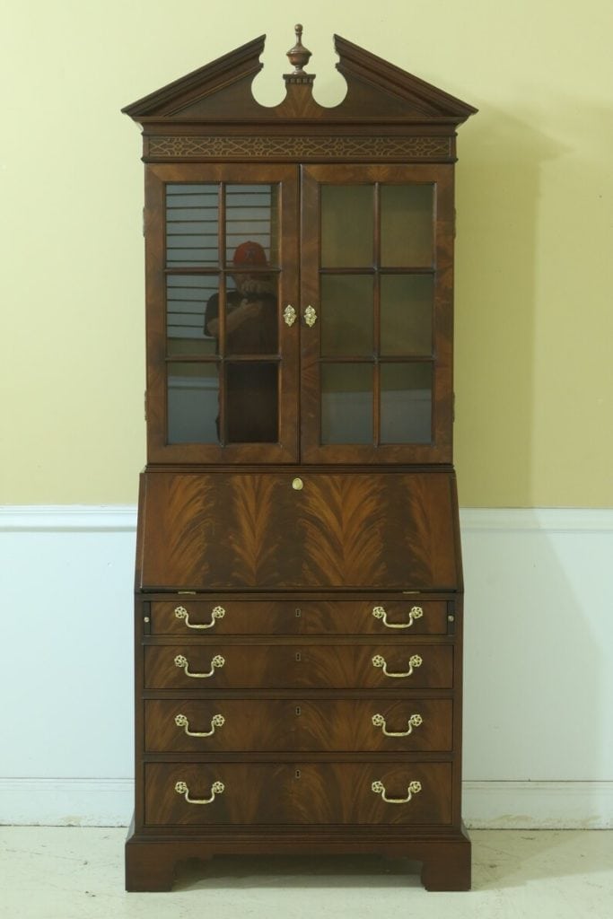 COUNCILL CRAFTSMEN Flame Mahogany Secretary Desk