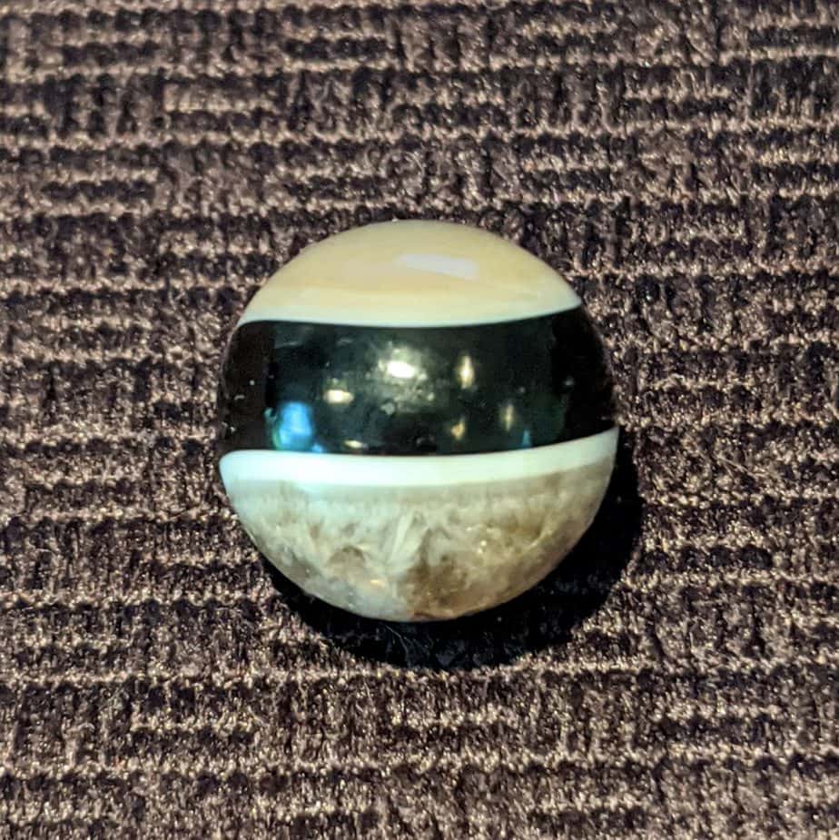 HTF Black Hand-Faceted Agate