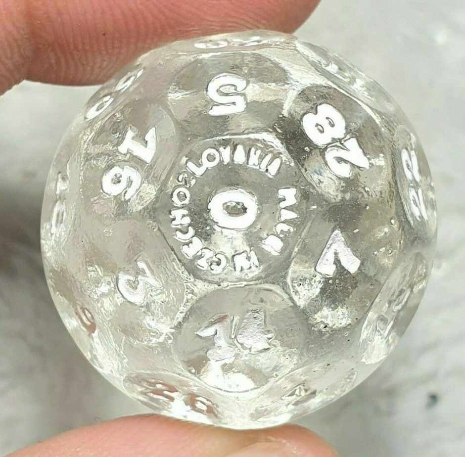 LARGE RARE CZECHOSLOVAKIAN GLASS FORTUNE-TELLING ANTIQUE MARBLES MM