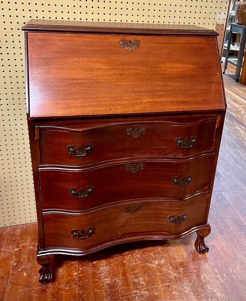 Mahogany secretary desk