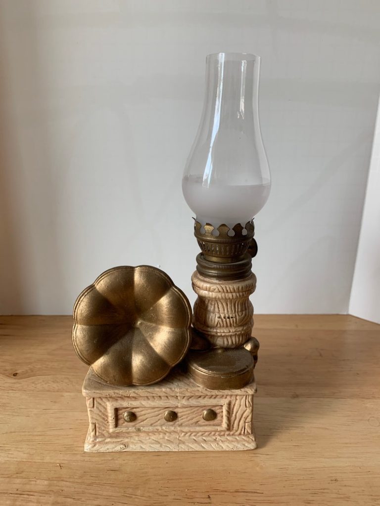 Mid-century Brass Genie Oil Lamp Aladdin Lamp Classic With Wick