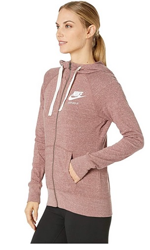 Nike Women's Sportswear Gym Vintage Full-Zip Hoodie