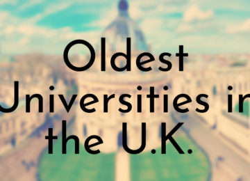 Oldest Universities in the U.K