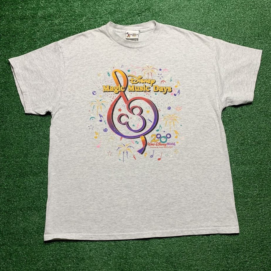 Vintage 2000 Disney Magic Music Days Walt Disney World T-Shirt