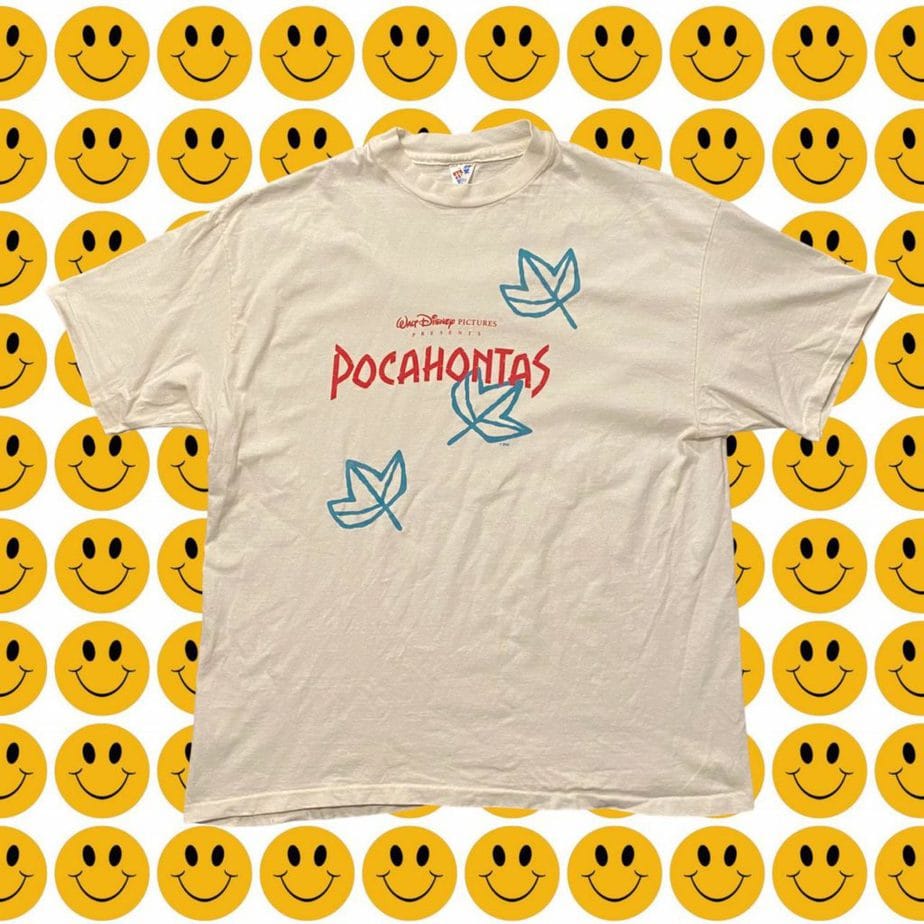 Vintage 90’s Walt Disney’s Pocahontas Movie Promo Graphic T-shirt